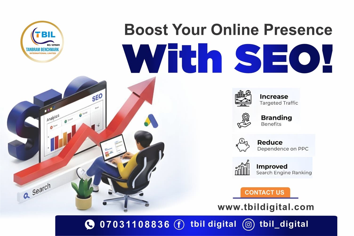 Boost Your SEO — TBILS Digital Nigeria