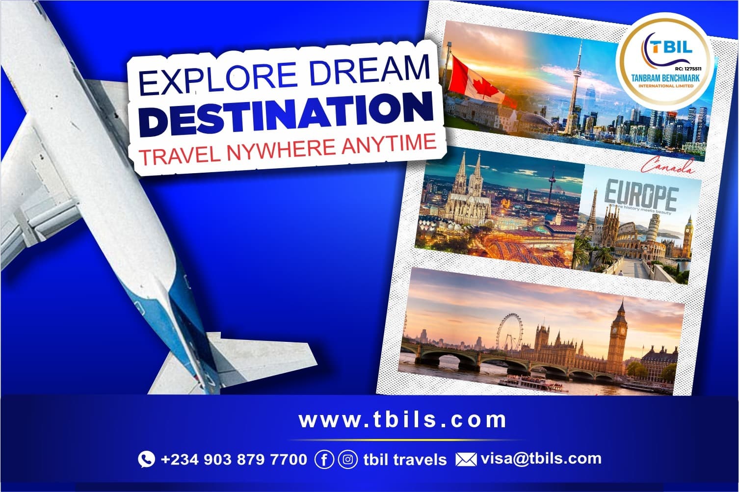Explore Your Dream Destination — TBILS Travel Nigeria